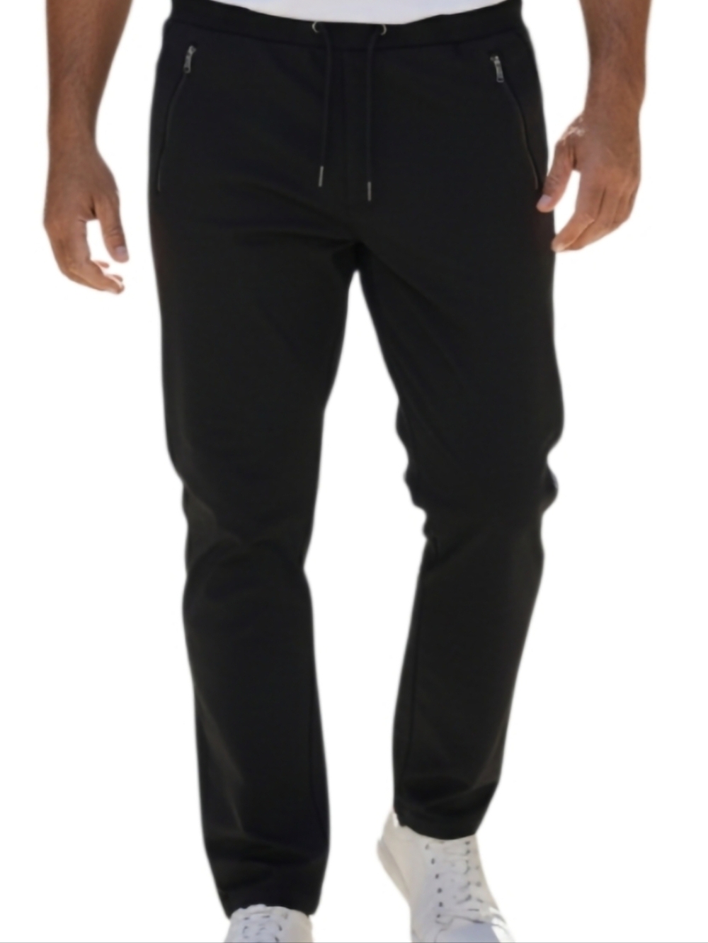 Lululemon Men's Kung Fu Black Stretch Drawstring Zip Pockets Athletic Pants! M